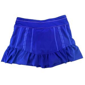 Athleta Takeoff Blue Ruffle Skort Skirt